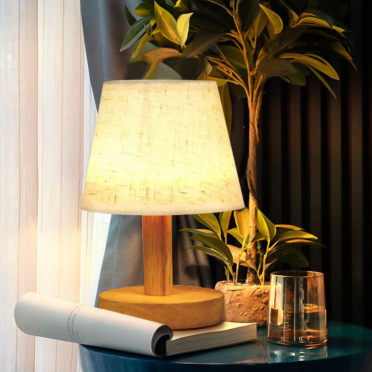 Sana – Vintage Falten-Tischlampe mit USB-Aufladung