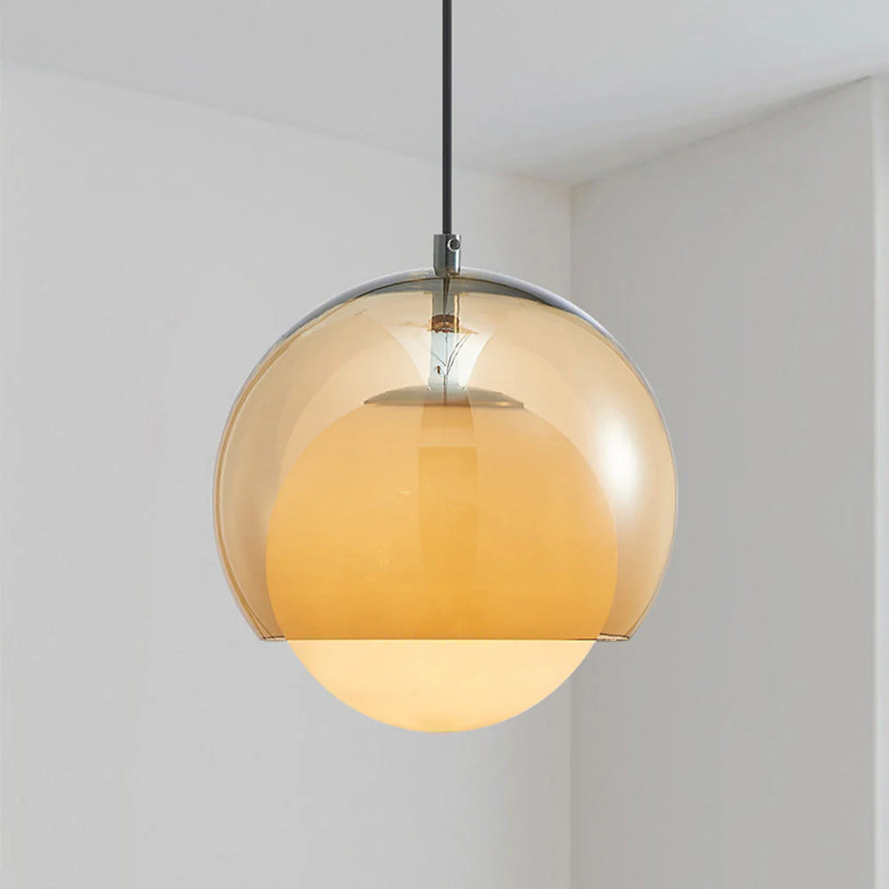 Yaori – Retro Bauhaus-Hängeleuchte in Orange