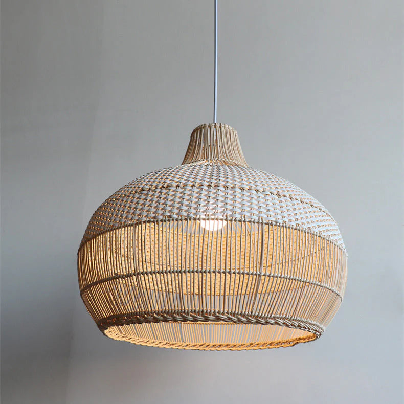 Alva – Natürliche Rattan-Hängeleuchte