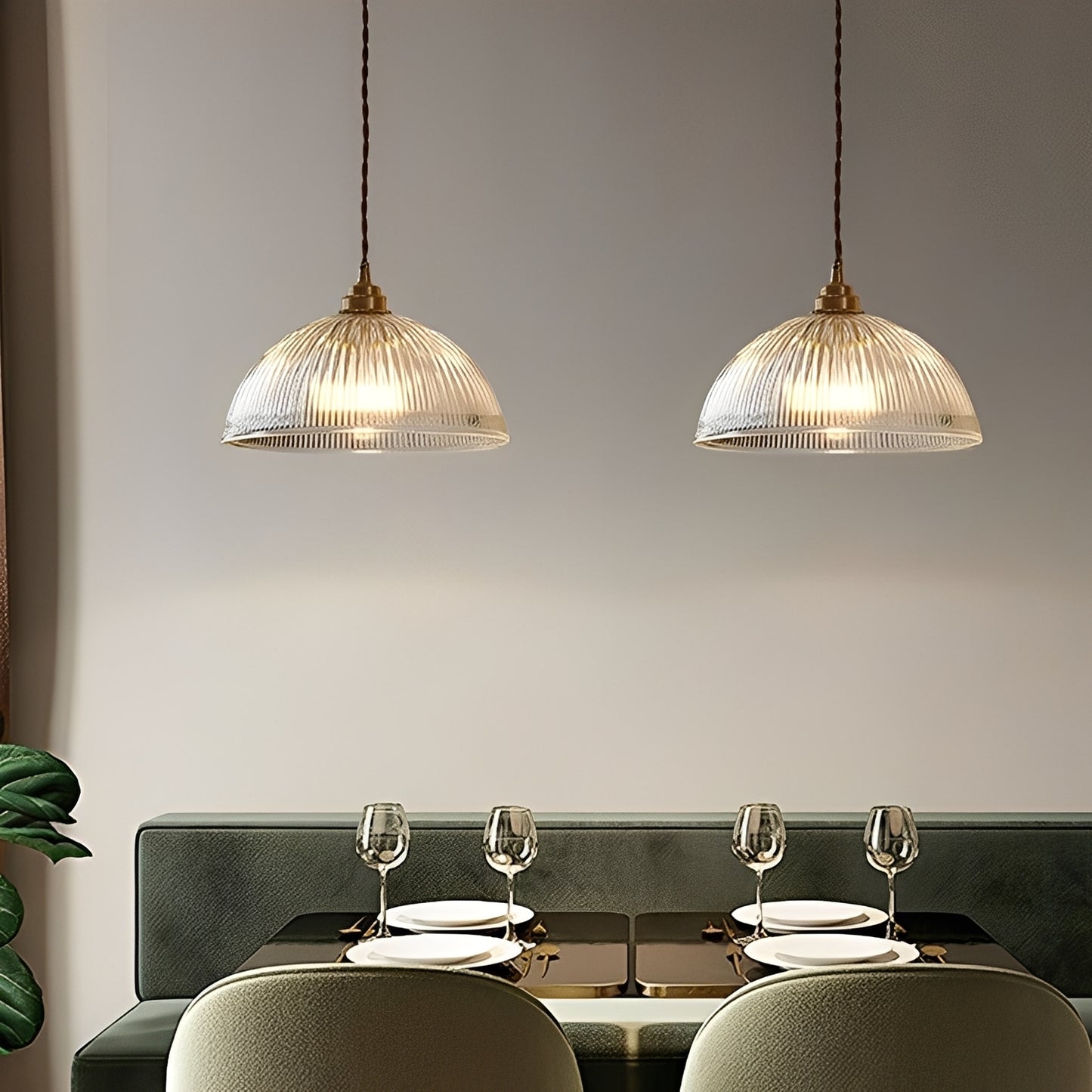 Rihanna – Nordic Minimalistische Glas-Pendelleuchte