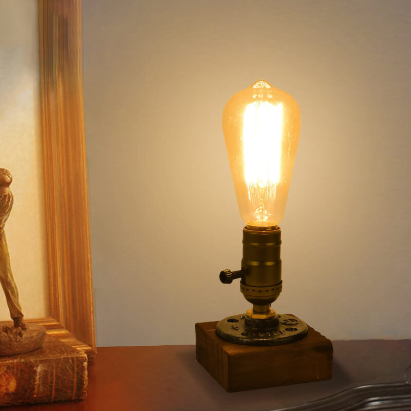 Coralie – Retro Tischlampe aus Eisen