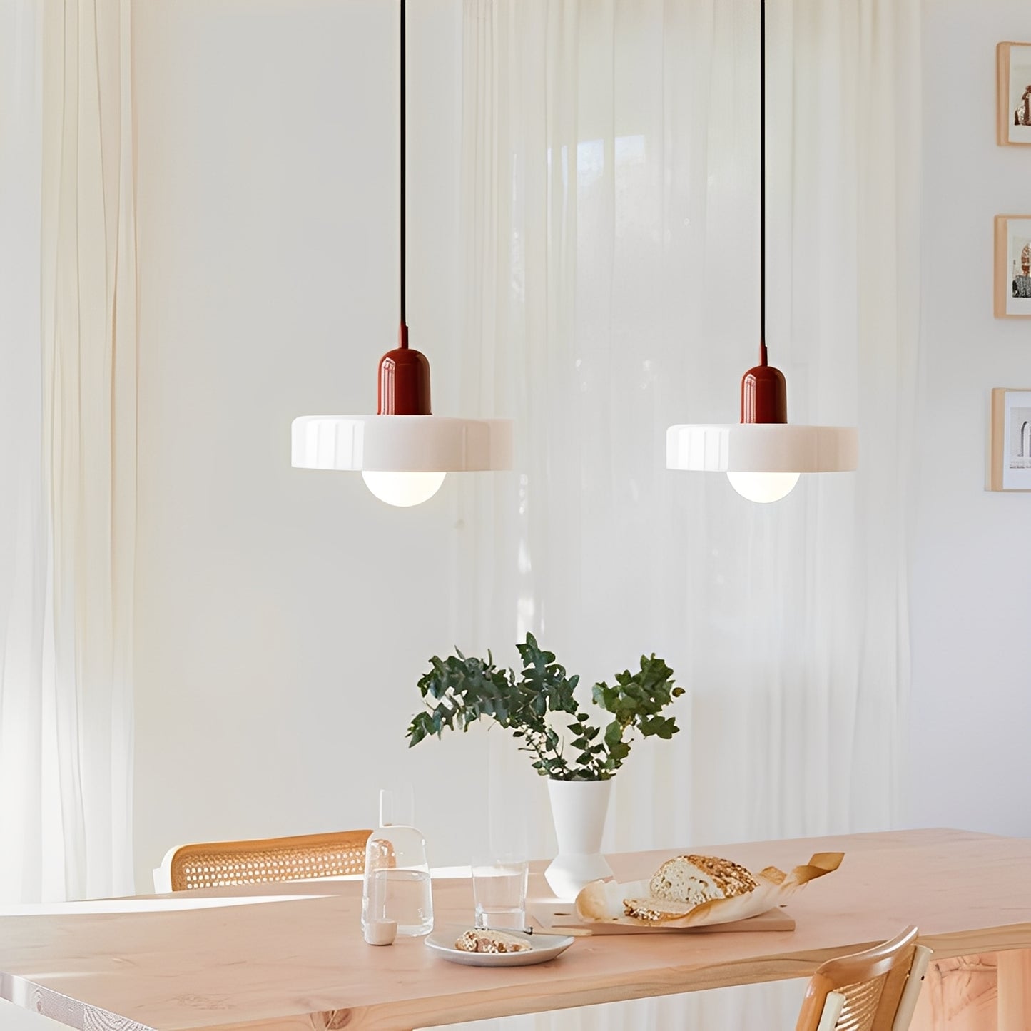 Maya – Vintage Bunte Glas Pendelleuchte