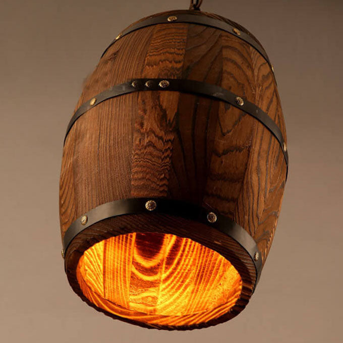 Arlo – Rustikaler Holz-Bar-Kronleuchter
