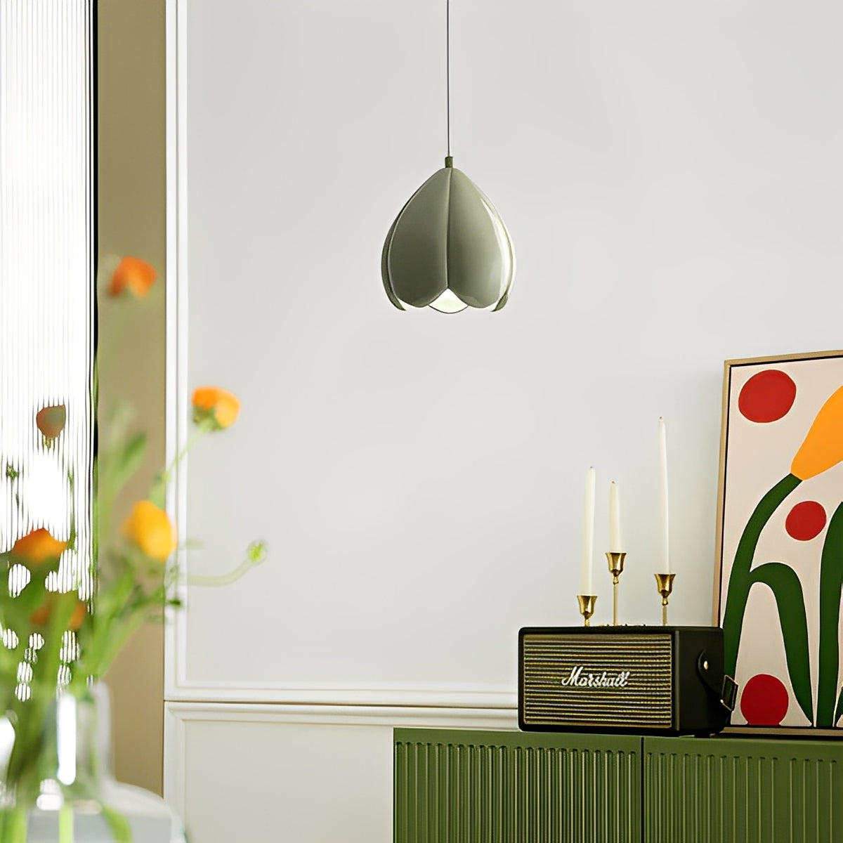 Camille – Florale Pendelleuchte