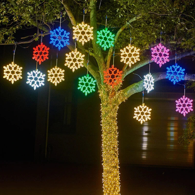 Frostella – LED Schneeflockenlicht für festliche Outdoor-Weihnachtsbeleuchtung