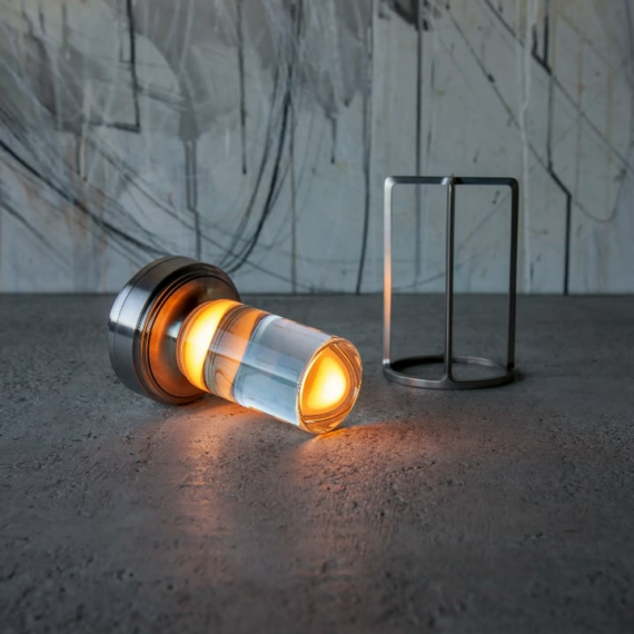 GlowNest – Kabellose Kristalllaterne mit sanftem LED-Schimmer