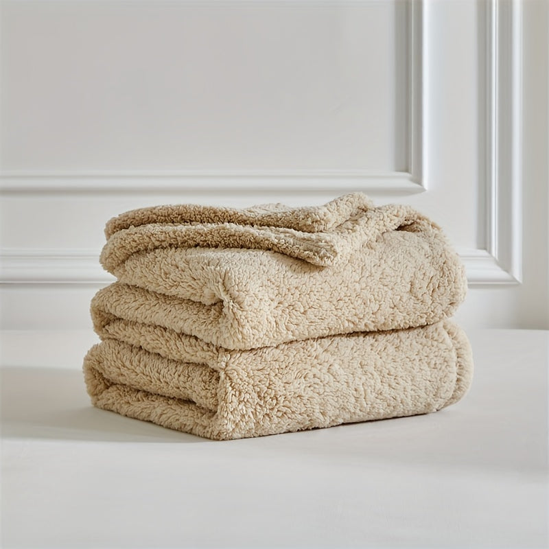 CozySherpa – Ultra-weiche Fleecedecke für gemütliche Sofa- & Bettmomente