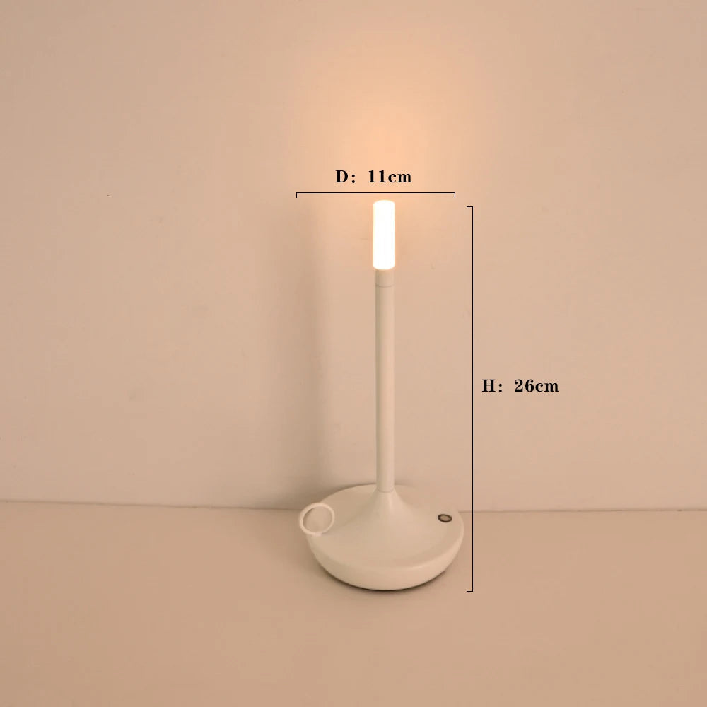 Elina – Tragbare Retro Tischlampe mit Kerzenlicht-Effekt