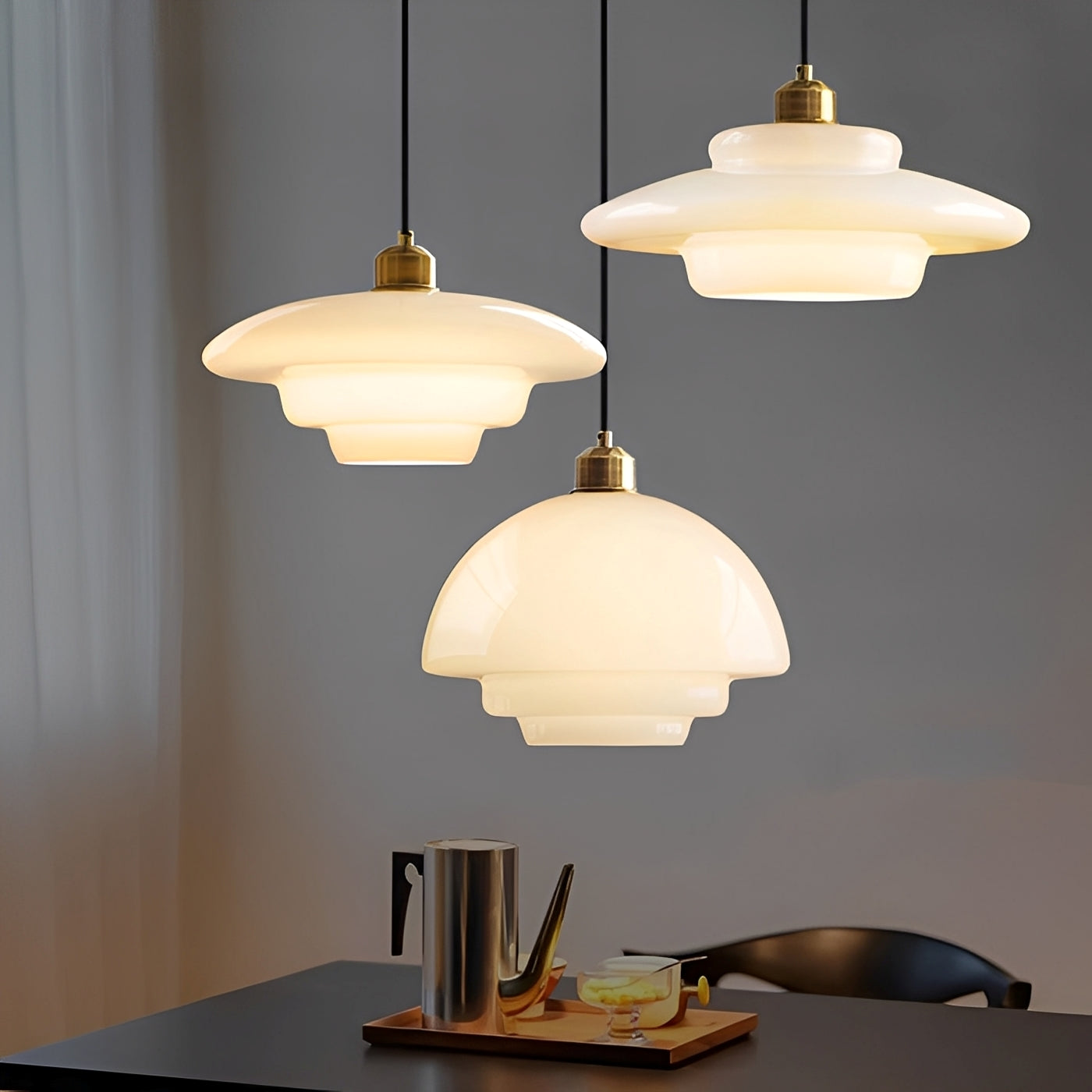 Lucine – Minimalistischer Glas-Kronleuchter
