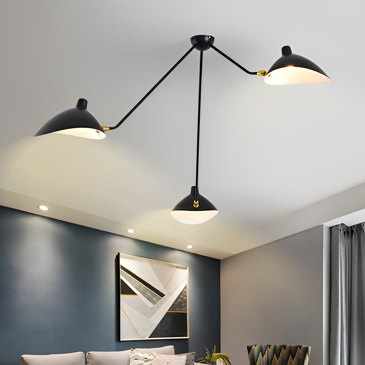 Ylva – Postmoderne Hängelampe mit Entenschnabel-Design