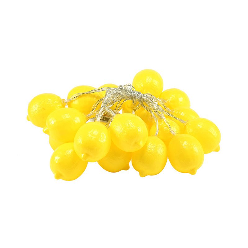 CitrusSpark – LED-Lichterkette in frischem Zitronen-Design