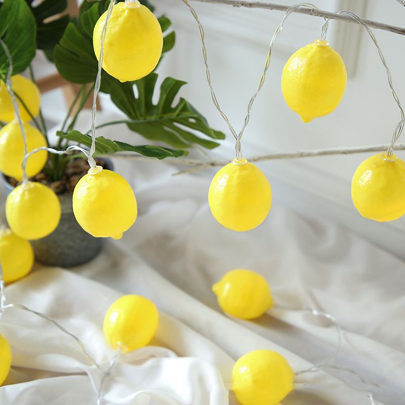 CitrusSpark – LED-Lichterkette in frischem Zitronen-Design