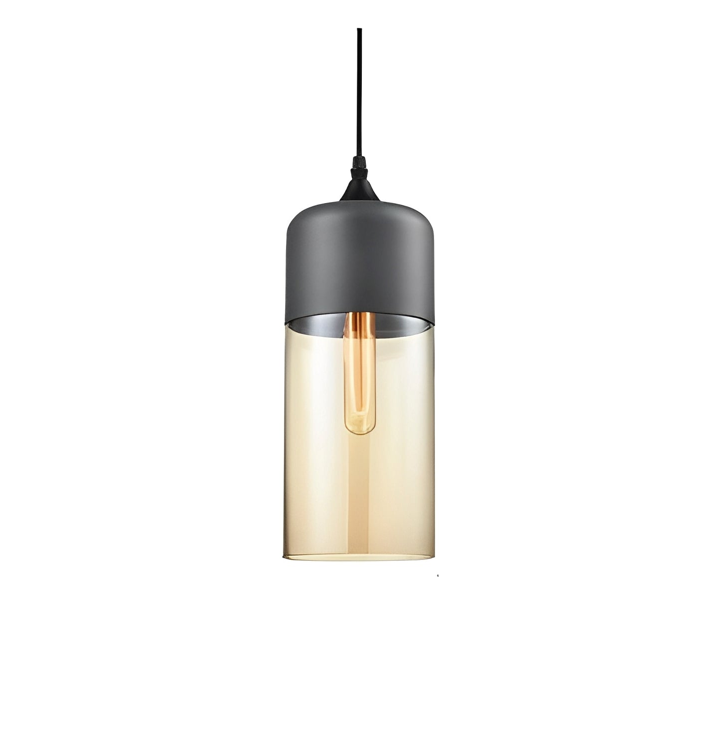 Amira – Industrieller Glas-Kronleuchter