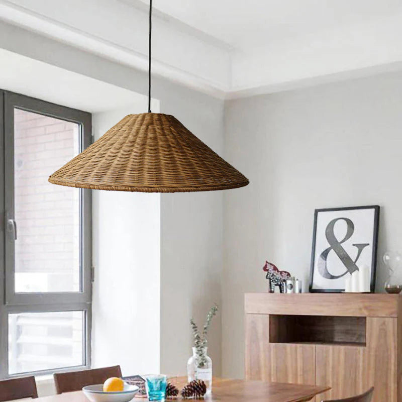 Niva – Boho Rattan-Hängeleuchte