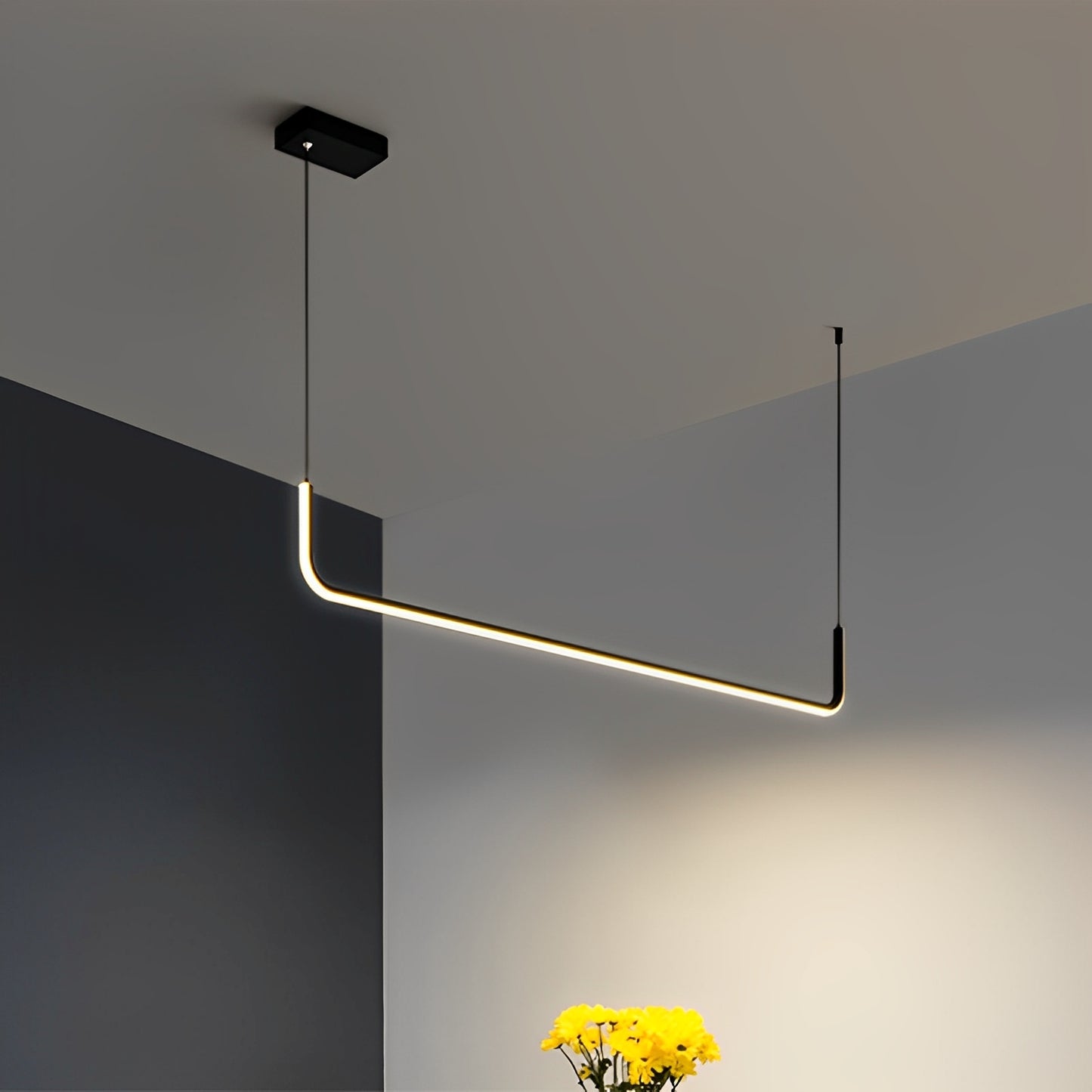 Analyn – Minimalistische LED-Deckenleuchte mit Metall-Schirmen