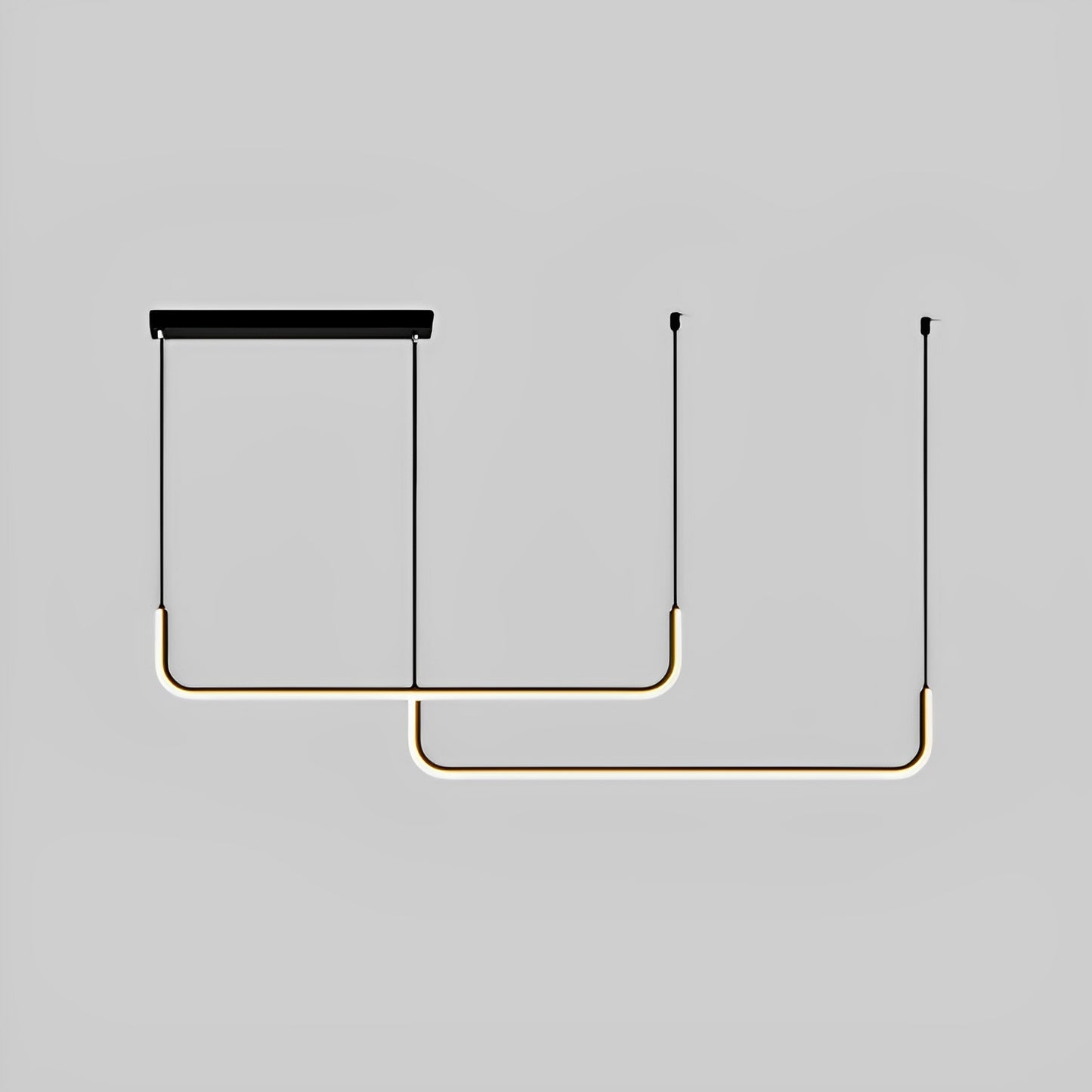Analyn – Minimalistische LED-Deckenleuchte mit Metall-Schirmen