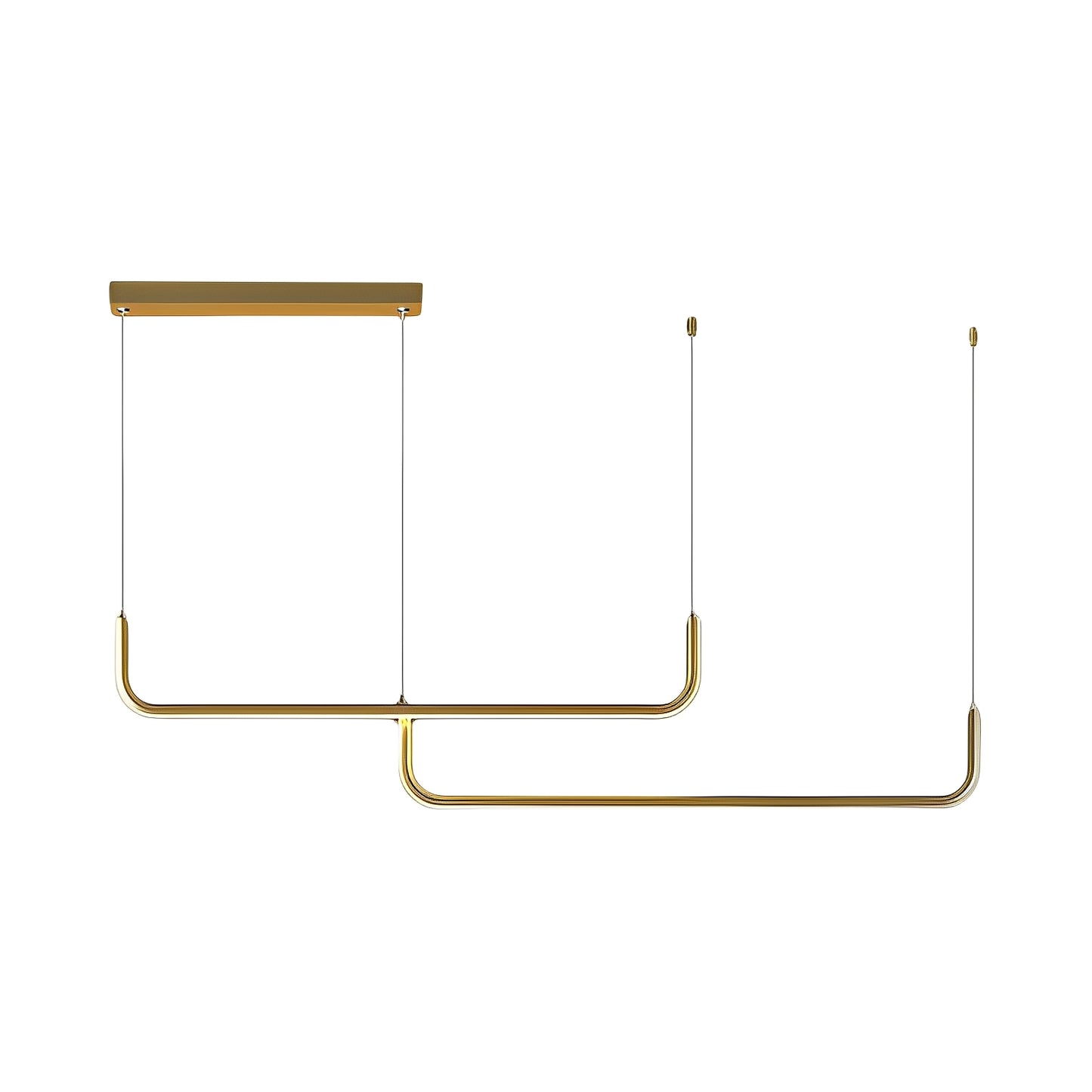 Analyn – Minimalistische LED-Deckenleuchte mit Metall-Schirmen