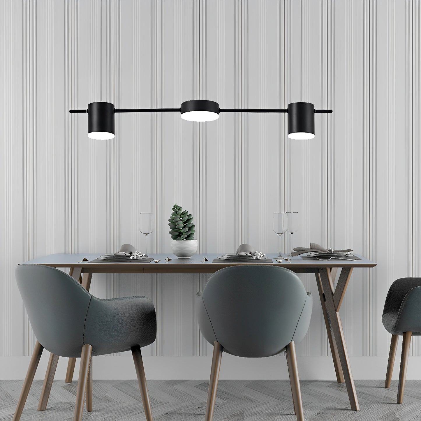 Daro – Moderne Pendelleuchte aus Aluminium
