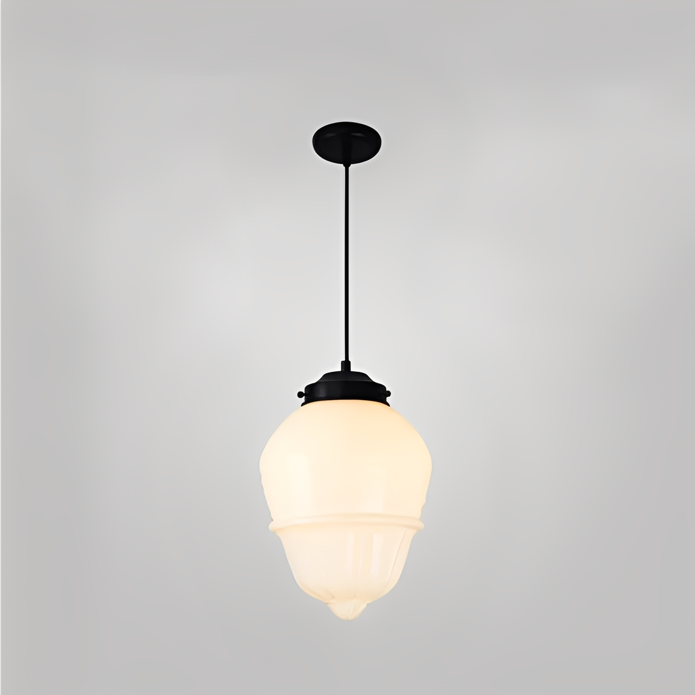 Arvida – Retro Industrieller Glas-Kronleuchter