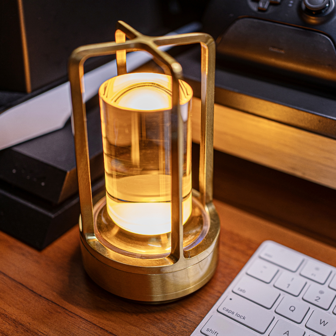 LumaCrystal – LED-Kristalllampe mit Funkel-Effekt