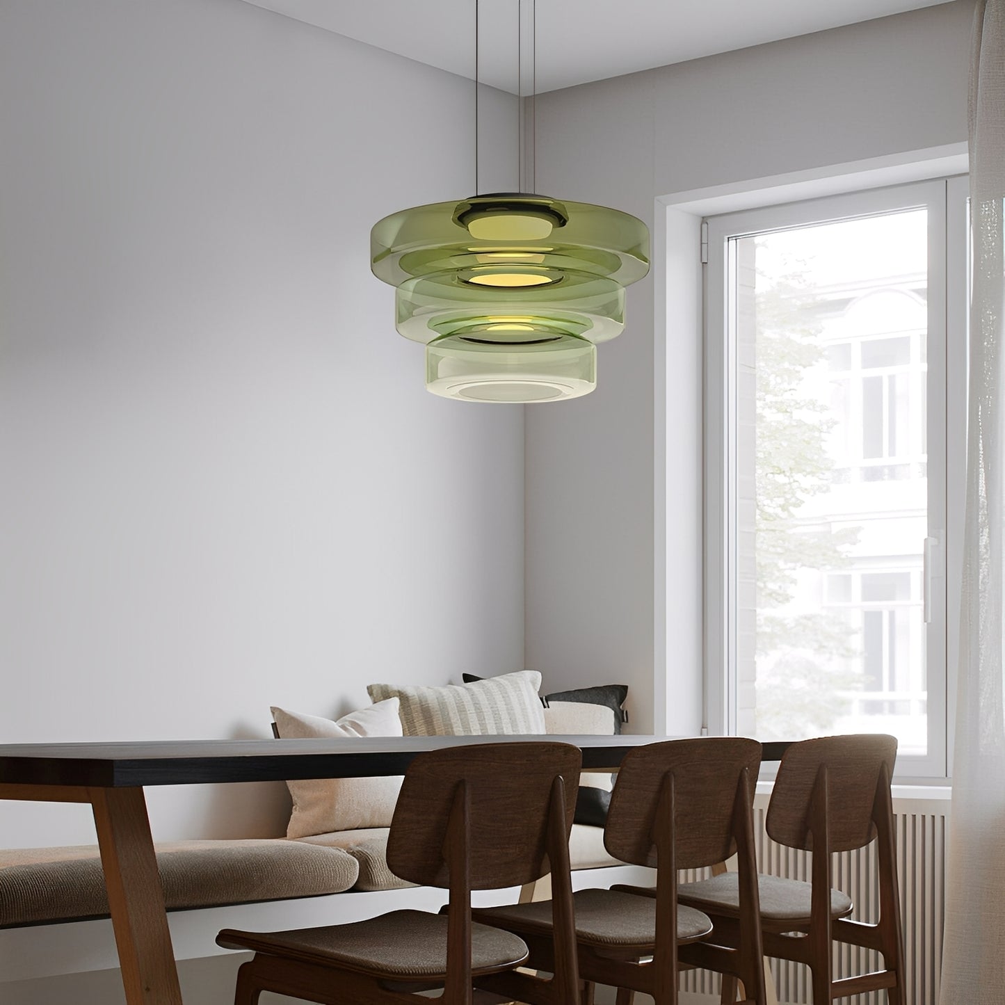 Aurora – Eleganter Nordischer Glas-Kronleuchter