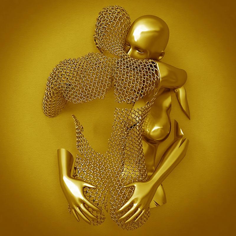 LiebesEcho – 3D Wandkunst mit Herzsymbolik