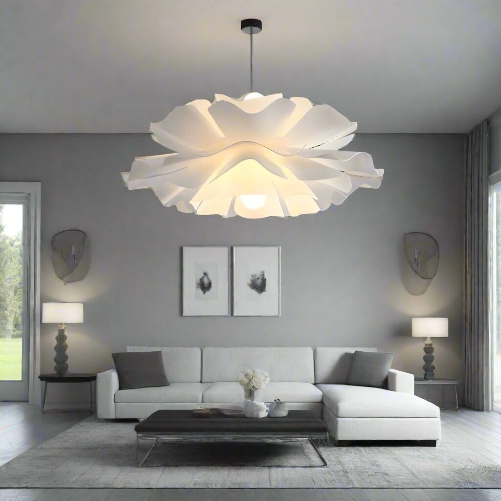 Moderne minimalistische Blumenlampen