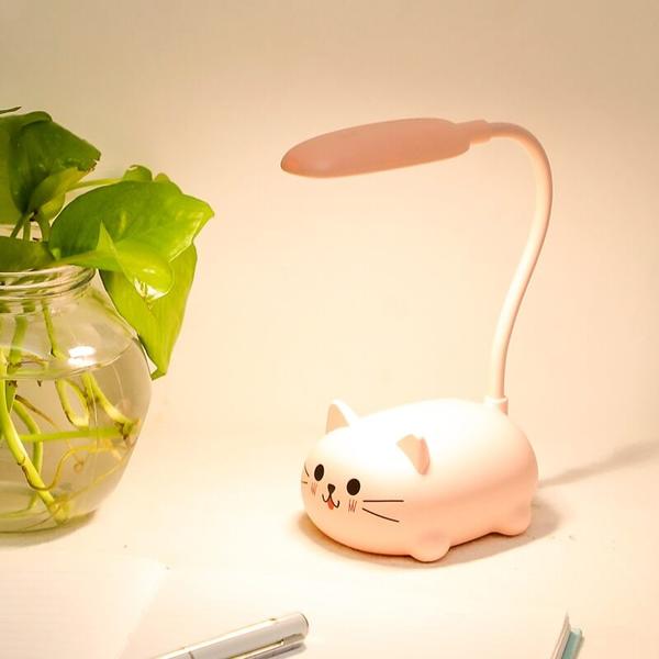 MiauLight – Cartoon-Schreibtischlampe mit LED