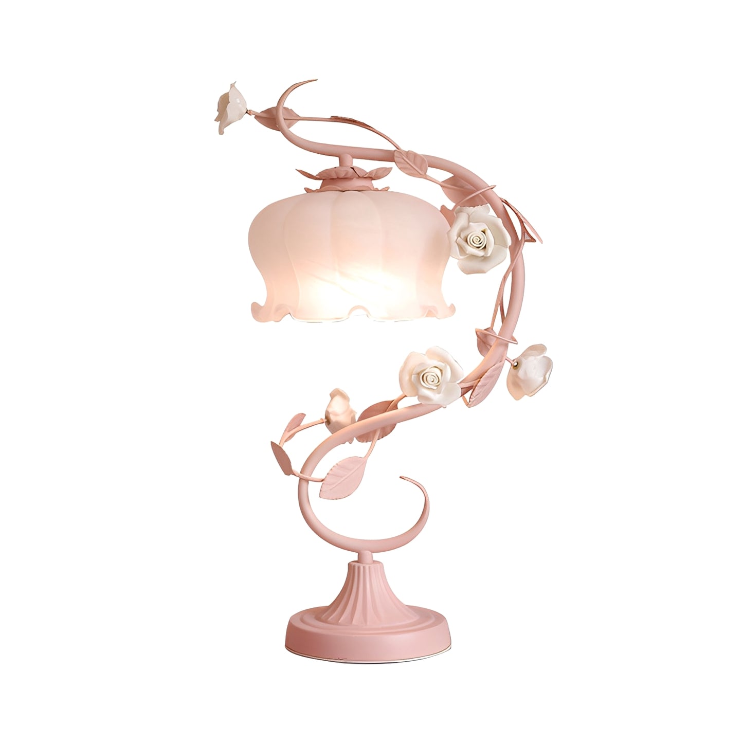 Amélie – Rosen-Blumen Tischlampe