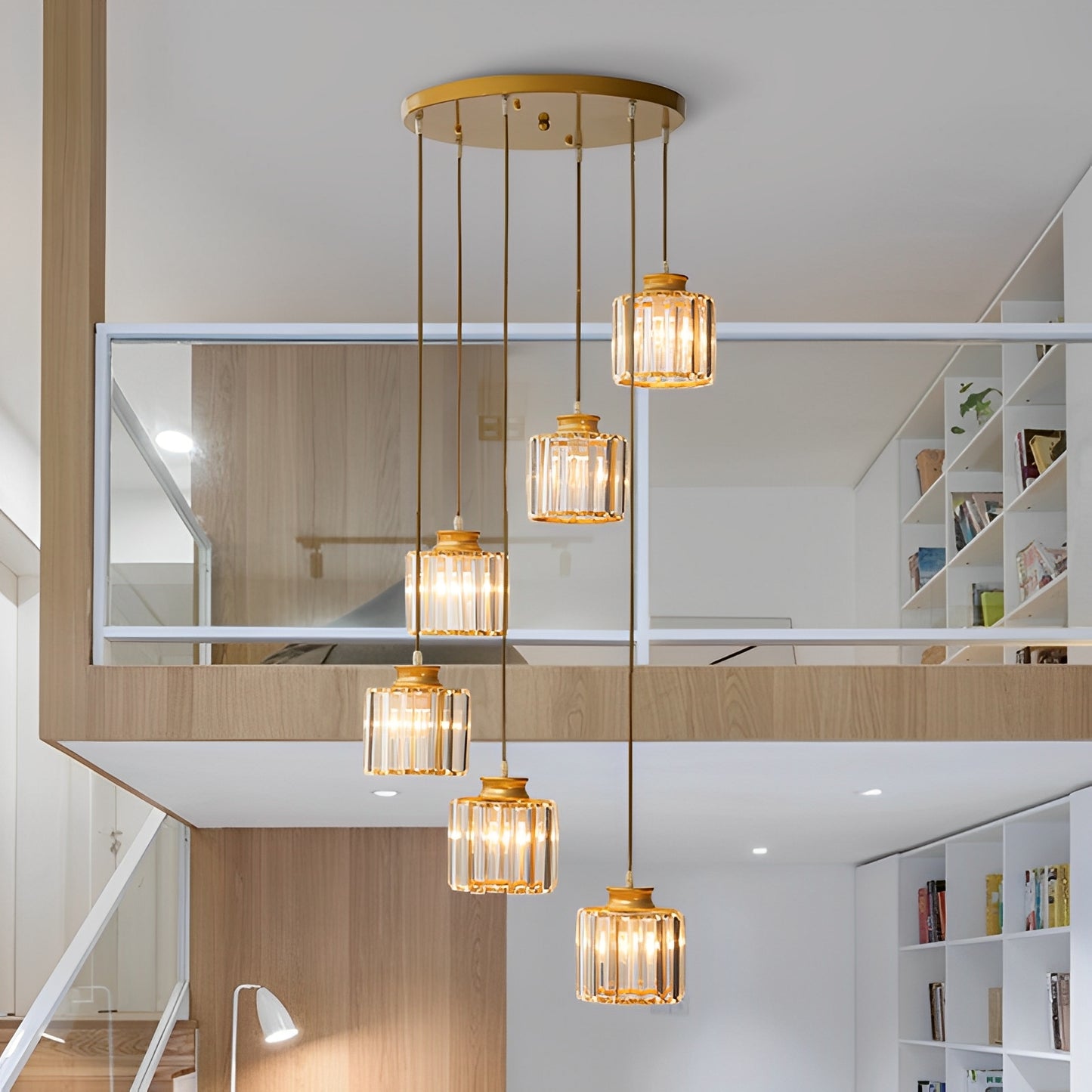 Remy – Moderne Treppenhaus-Pendelleuchte