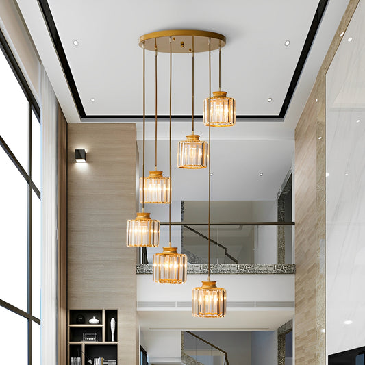 Remy – Moderne Treppenhaus-Pendelleuchte