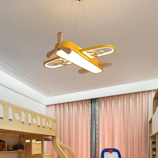 Skyler – Flugzeug-Deckenleuchte für Kinderzimmer mit LED