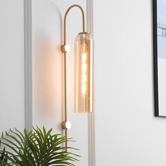 Goleta – Vintage Wandlampe mit Glas