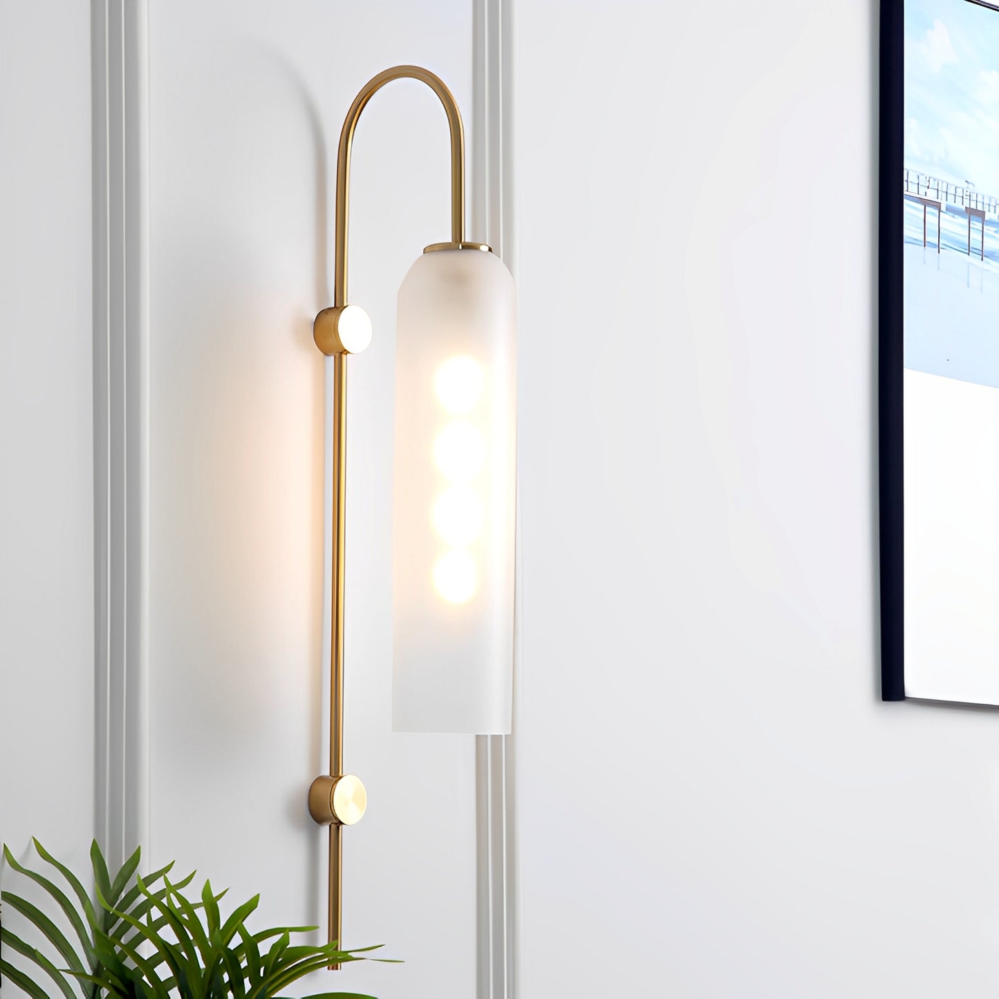 Goleta – Vintage Wandlampe mit Glas