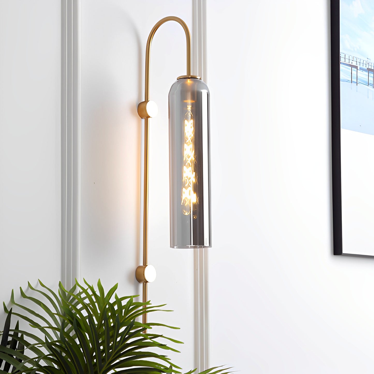 Goleta – Vintage Wandlampe mit Glas