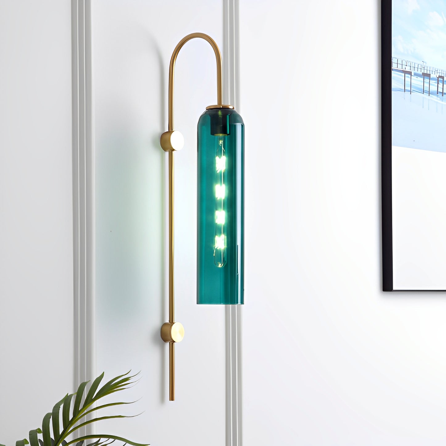 Goleta – Vintage Wandlampe mit Glas