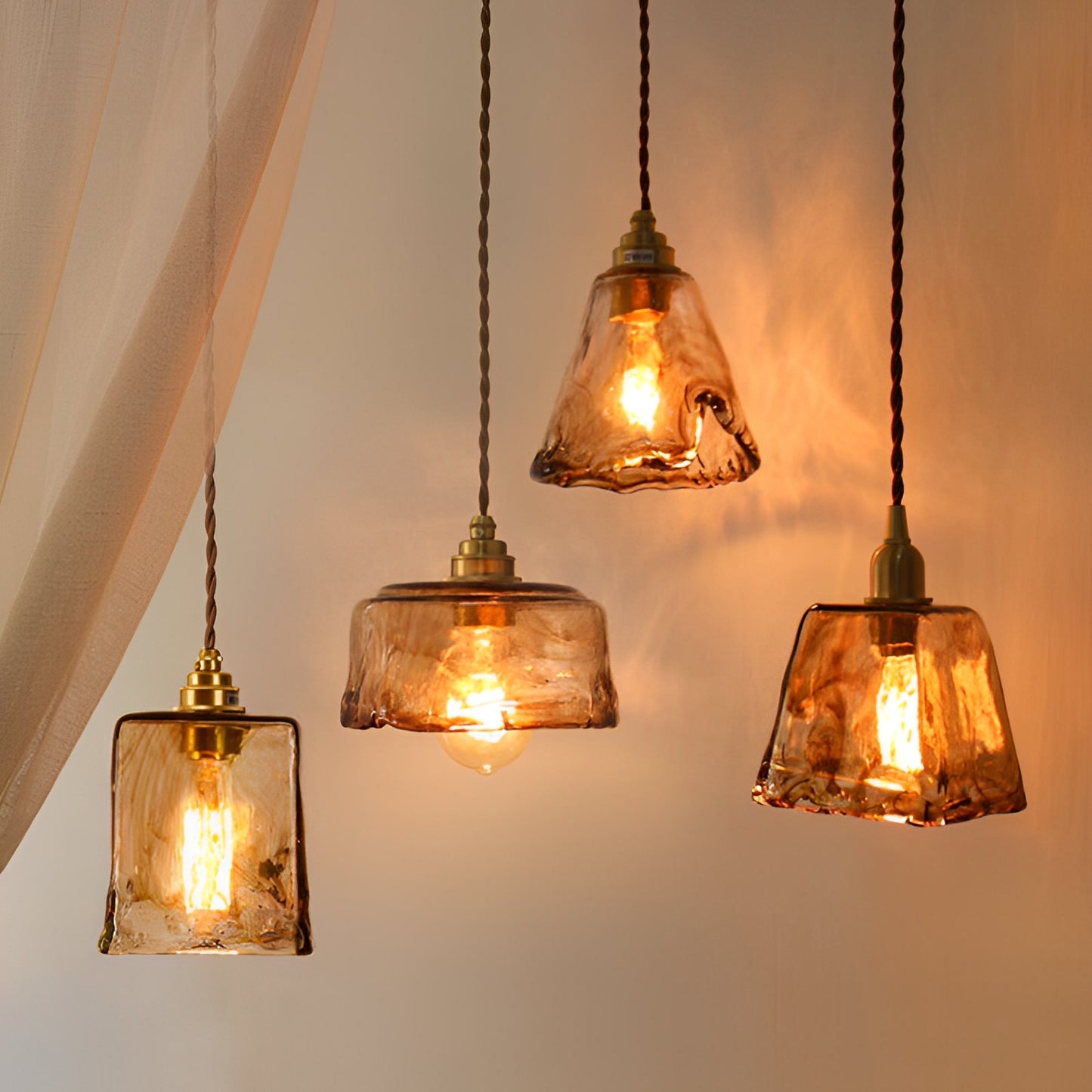 Claribel – Vintage Pendelleuchte mit Alabaster-Glas