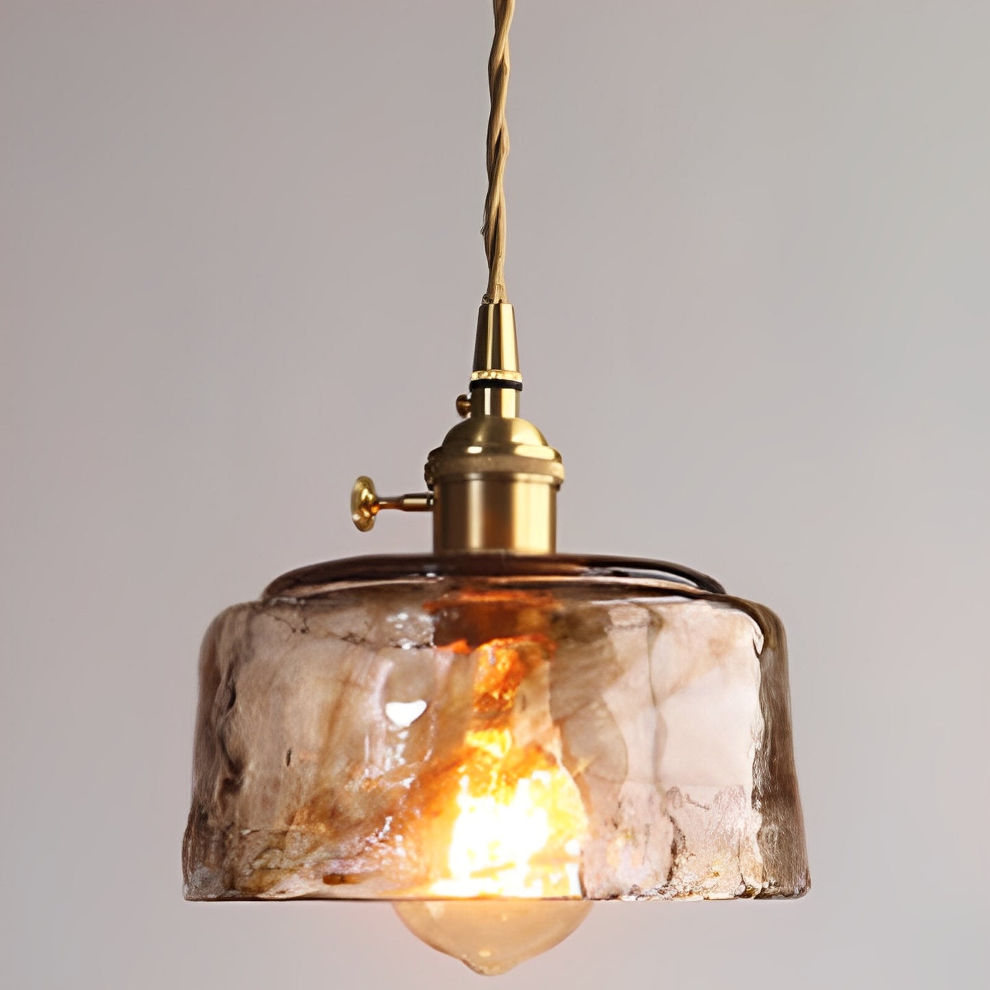 Claribel – Vintage Pendelleuchte mit Alabaster-Glas