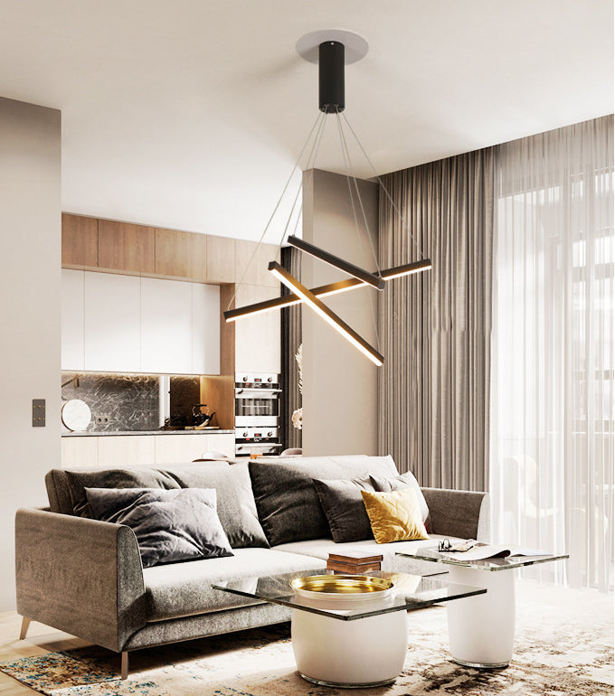 Stellaro – Minimalistische LED-Hängelampe mit Stäbchen-Design