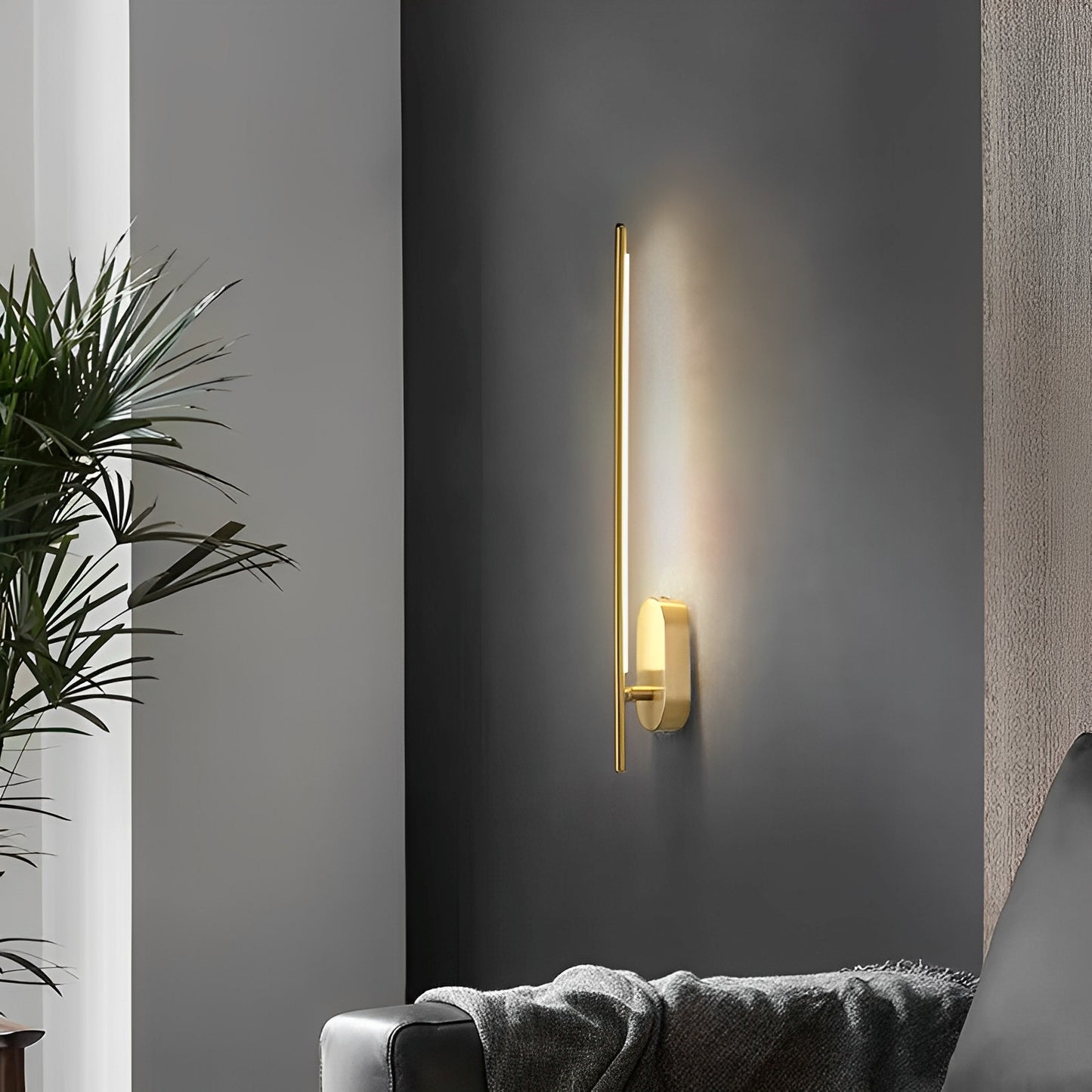 Janna – Moderne Wandleuchte im linearen Design aus Aluminium