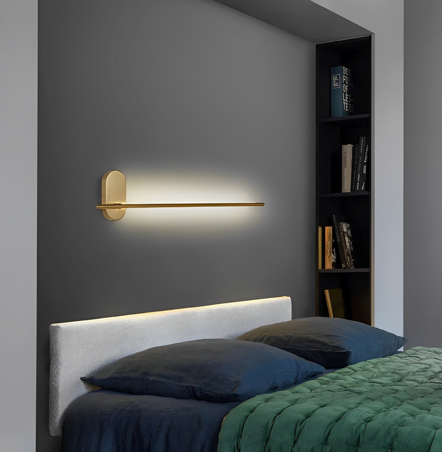 Janna – Moderne Wandleuchte im linearen Design aus Aluminium