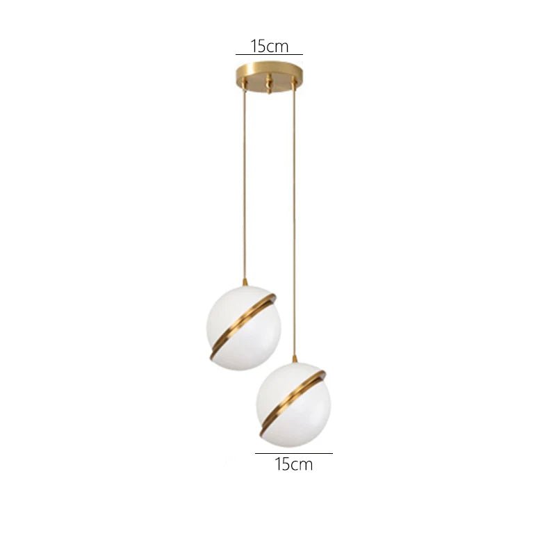 Sorella – Goldene Pendelleuchte mit Eleganz