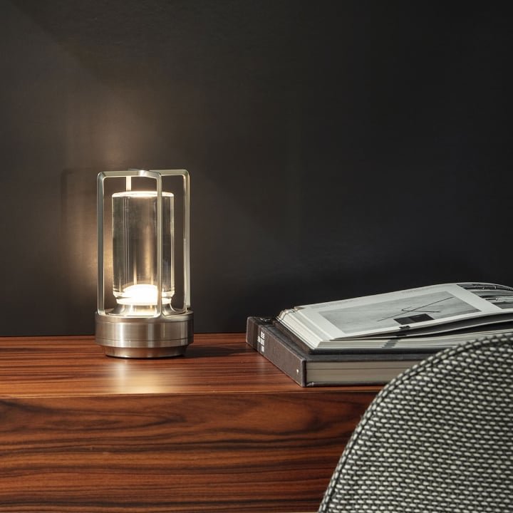 GlowNest – Kabellose Kristalllaterne mit sanftem LED-Schimmer