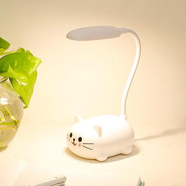 MiauLight – Cartoon-Schreibtischlampe mit LED