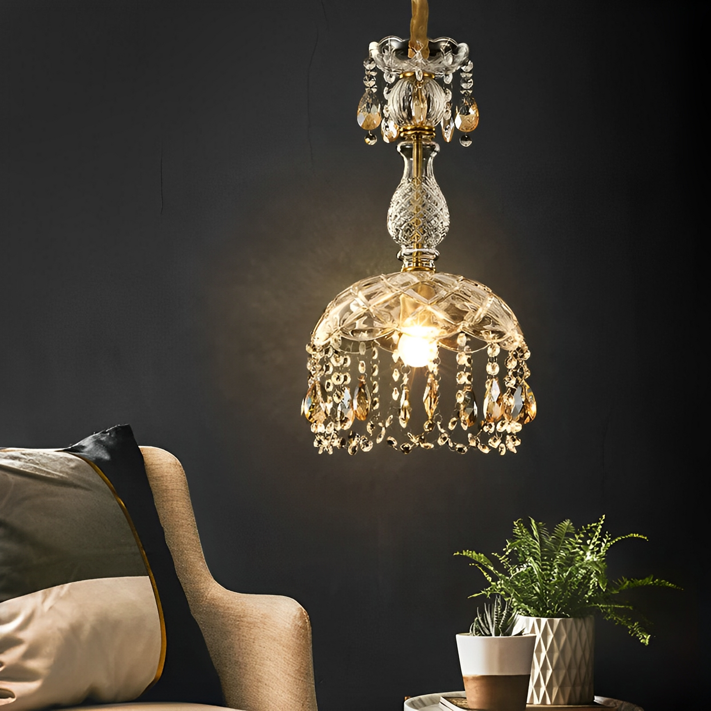 Talu – Rustikaler Rattan-Hängeleuchtenschirm für Boho- und Landhausstil