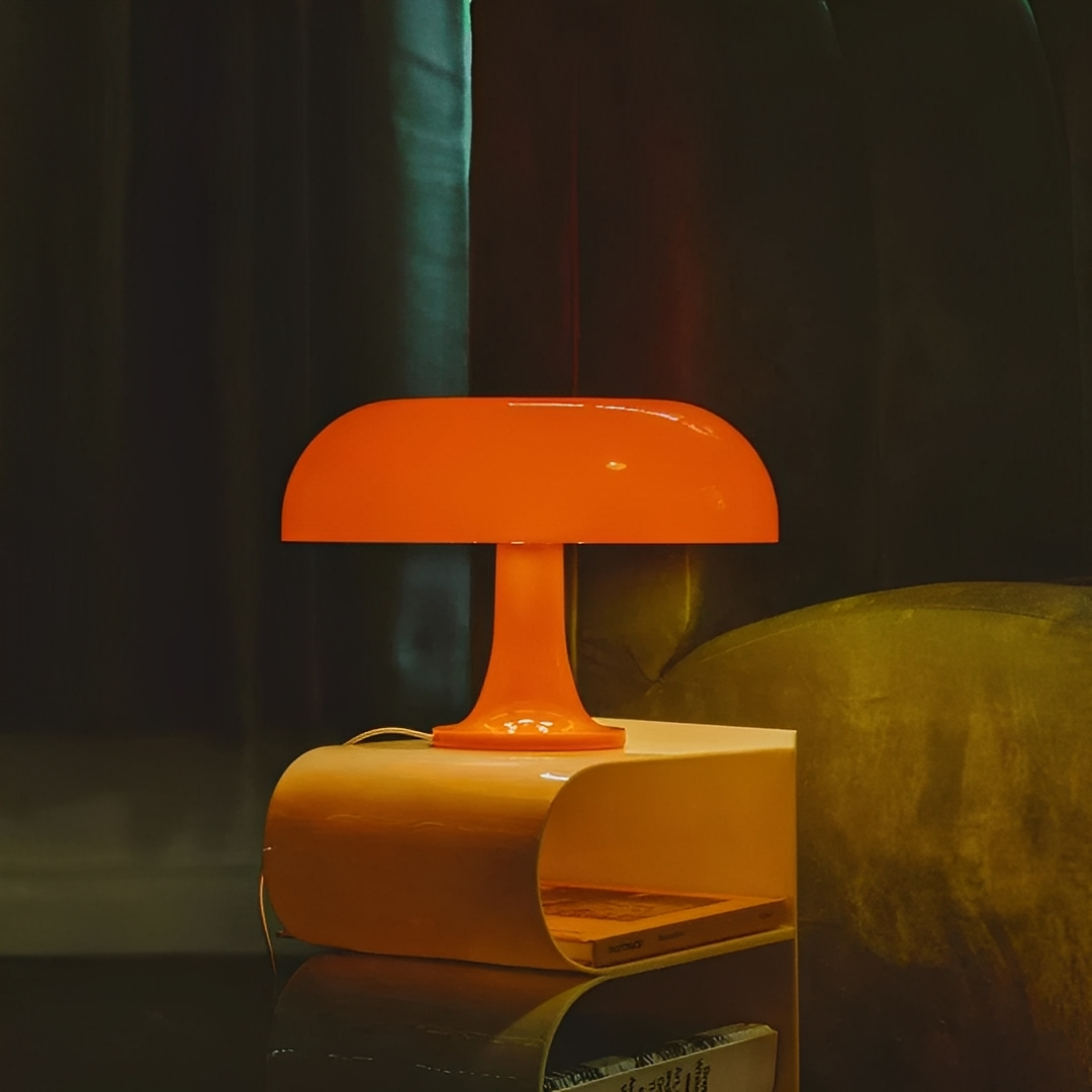Mira – Dimmbare Pilz Tischlampe mit USB