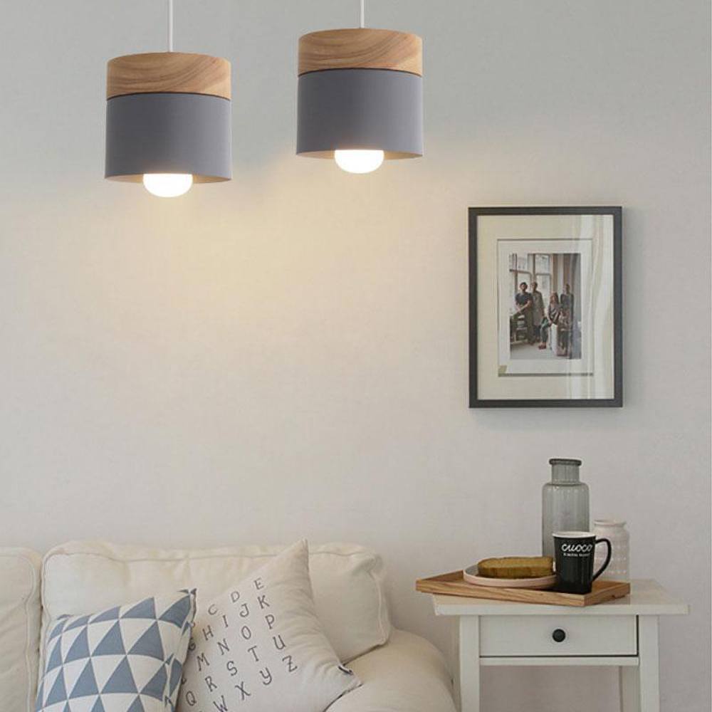 NordLicht – Hängelampe aus Holz für rustikale & moderne Räume