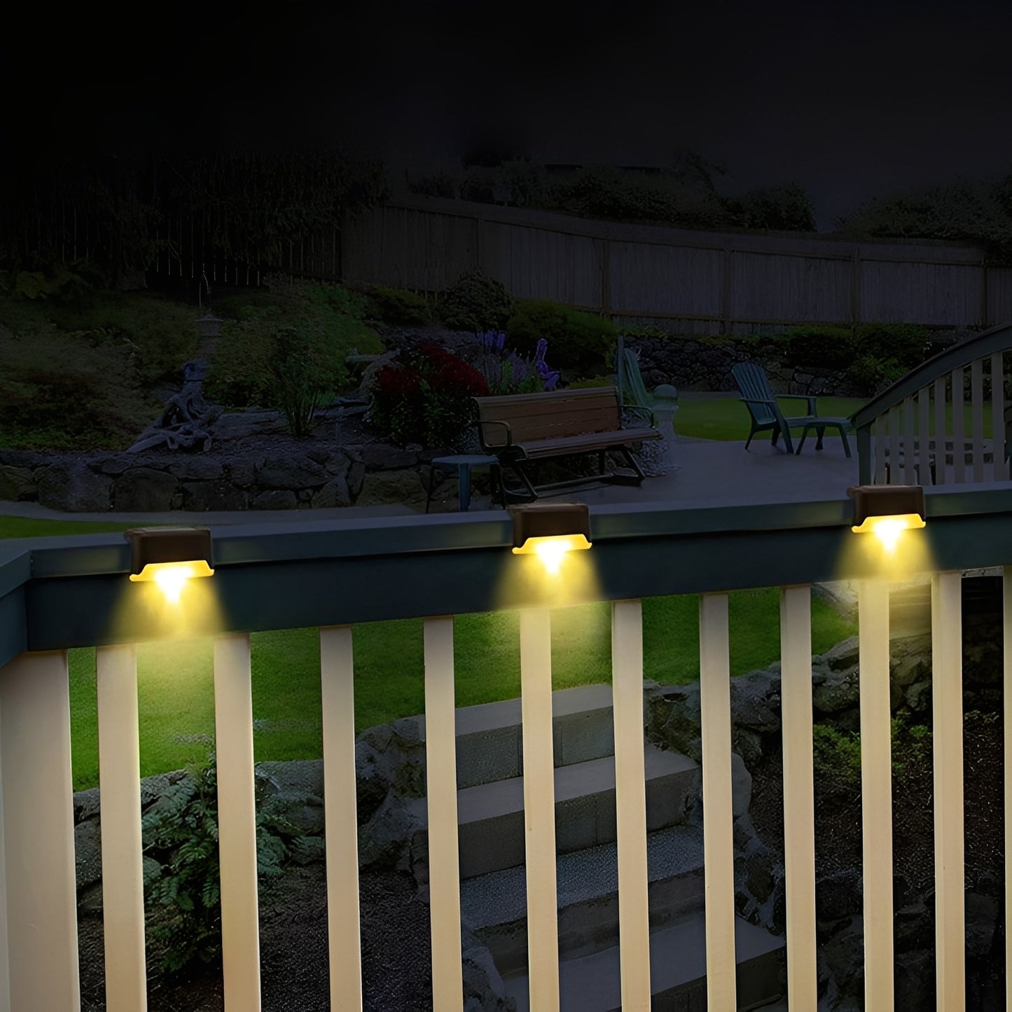 Solis – Solarbetriebene LED-Stufenleuchte