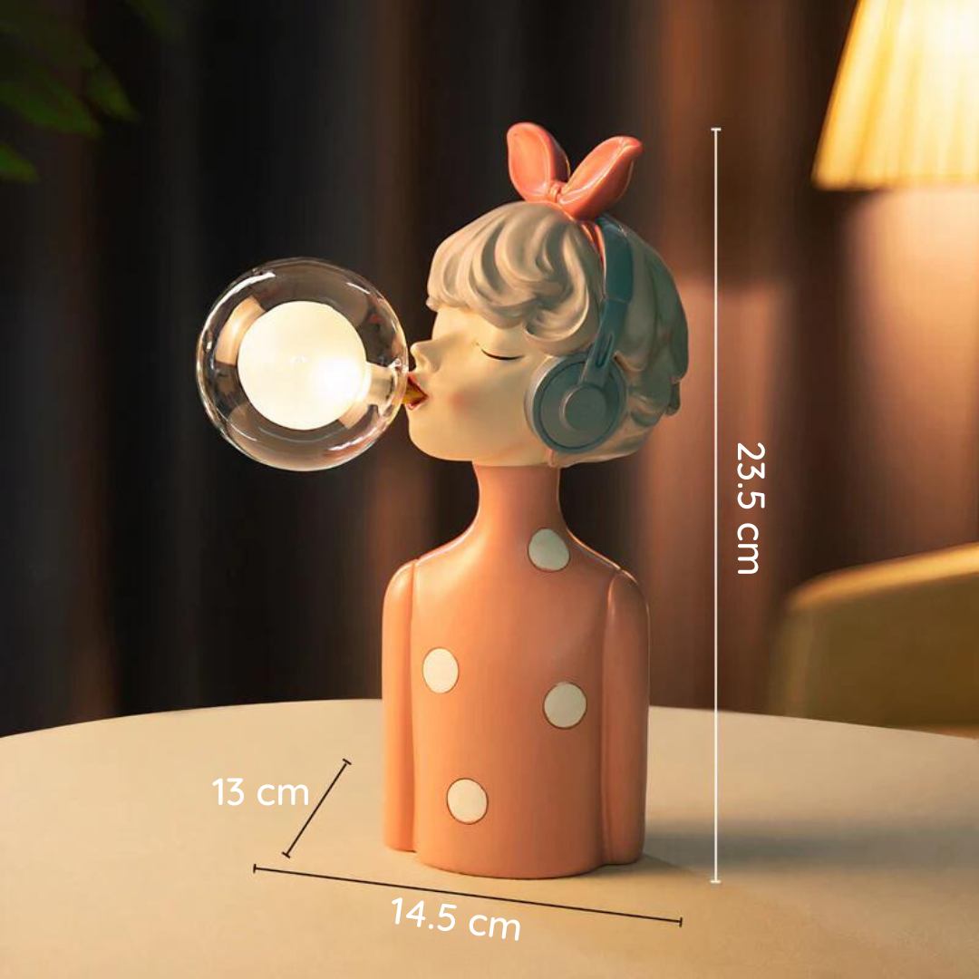 Artiva – Künstlerisch geformte Tischlampe im Boho-Stil