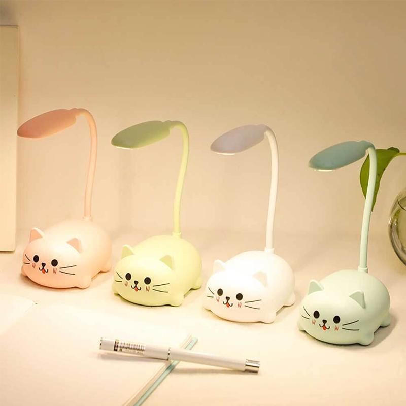 MiauLight – Cartoon-Schreibtischlampe mit LED